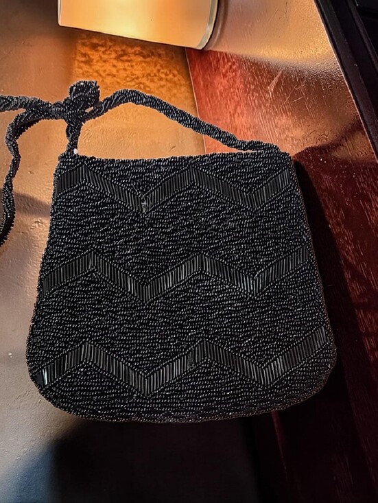 Handbags - Vintage Beaded Soft Bag..